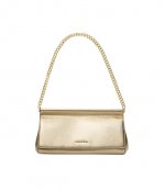 Md Pale Gold Leather Ew Clutch