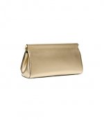 Md Pale Gold Leather Ew Clutch