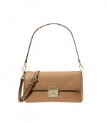 Mid Conv Luggage Leather Pouchette Xbody