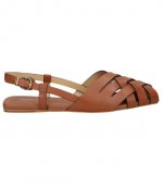 Irene Luggage Leather Slink Flat