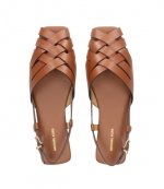 Irene Luggage Leather Slink Flat