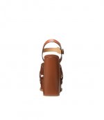 Nora Luggage Leather Platform Sandal