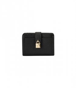 Scarlett Black Leather Sm Tab Pocket Wallet