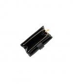 Scarlett Black Leather Sm Tab Pocket Wallet