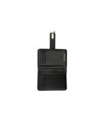 Scarlett Black Leather Sm Tab Pocket Wallet