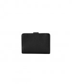Scarlett Black Leather Sm Tab Pocket Wallet