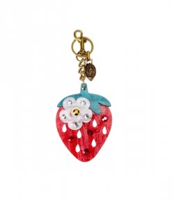 Strawberry Keyring Red Com