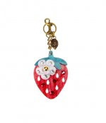 Strawberry Keyring Red Com