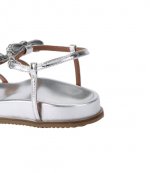 Silver Pierra Micro Bow Sandal