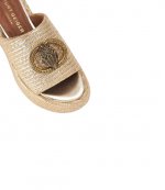 Gold Chelsea Flatform Mule