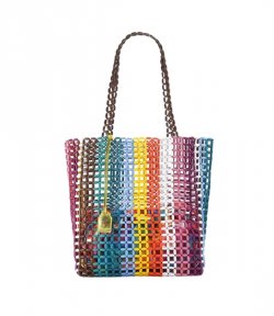 Multicolor Beaded Kensington Shopper