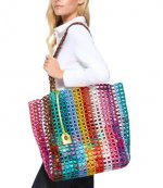 Multicolor Beaded Kensington Shopper