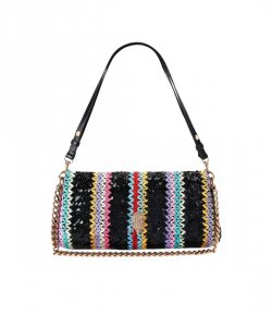 Black Multi Long Kensington Bag