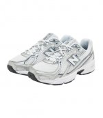 740 White Navy Blue Sneaker