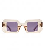 Squared Beige Sunglasses