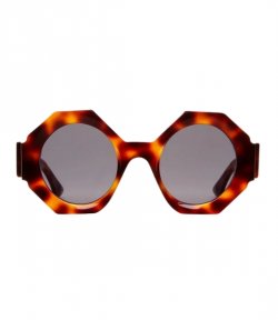 Oval Tortoiseshell Style Sunglasses