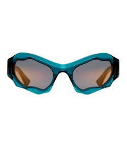 Sunglasses&Case E22 58-23 RF Greengold