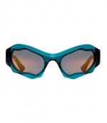Sunglasses&Case E22 58-23 RF Greengold