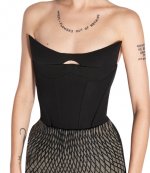 Black Bustier Top