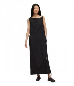 Black Y-3 Slit Dress