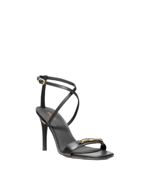 Lena Black Heeled Sandal