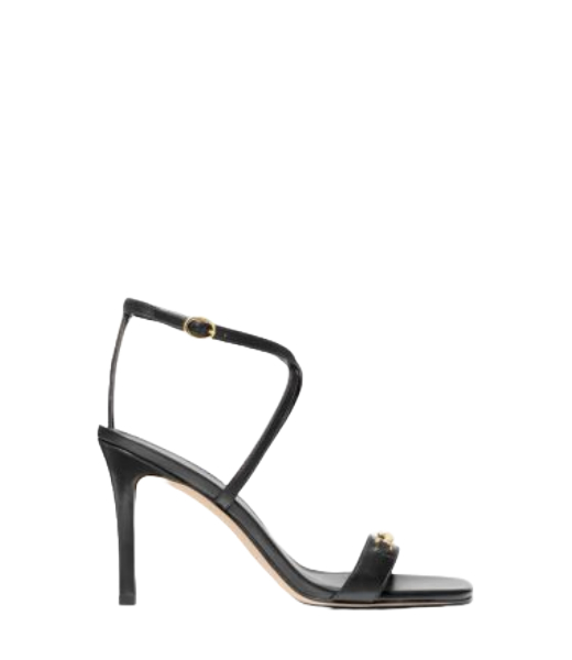 Lena Black Heeled Sandal