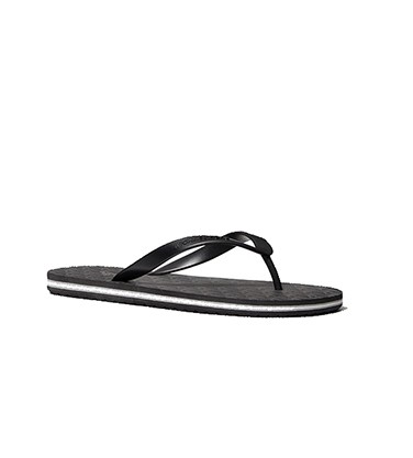 Travis  Black Flip Flop