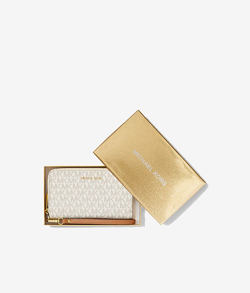 Logo Vanilla Monogram Wallet