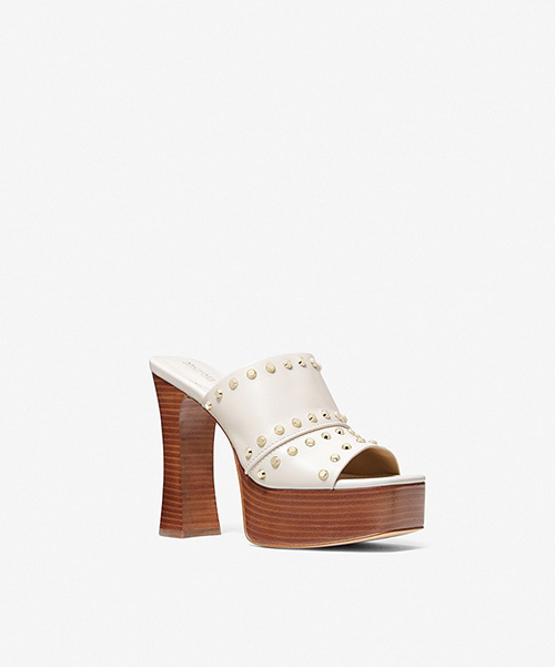 Jagger Light Cream Platform Mule