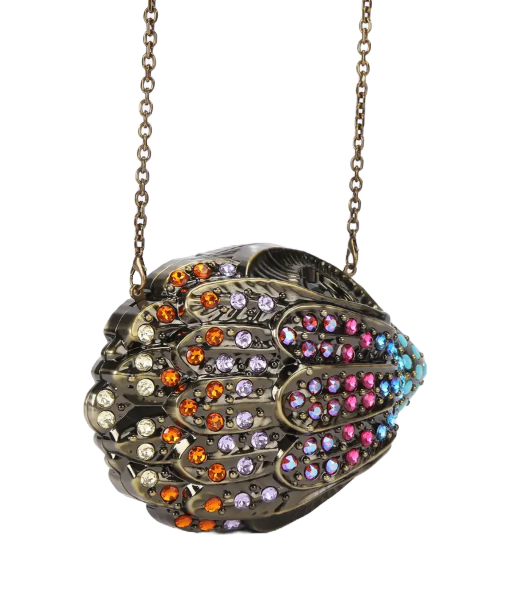 Eagle Clutch Bronze Metallic Multicolour Bag