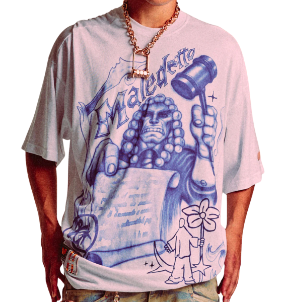 White The Boy Giudice Maledetto T-Shirt