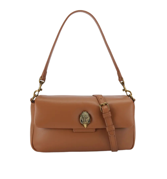 Leather Oxford Tan Crossbody Bag
