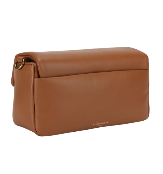Leather Oxford Tan Crossbody Bag