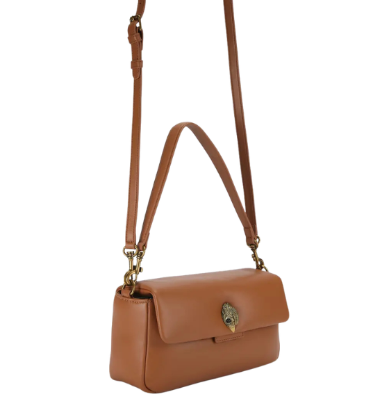 Leather Oxford Tan Crossbody Bag