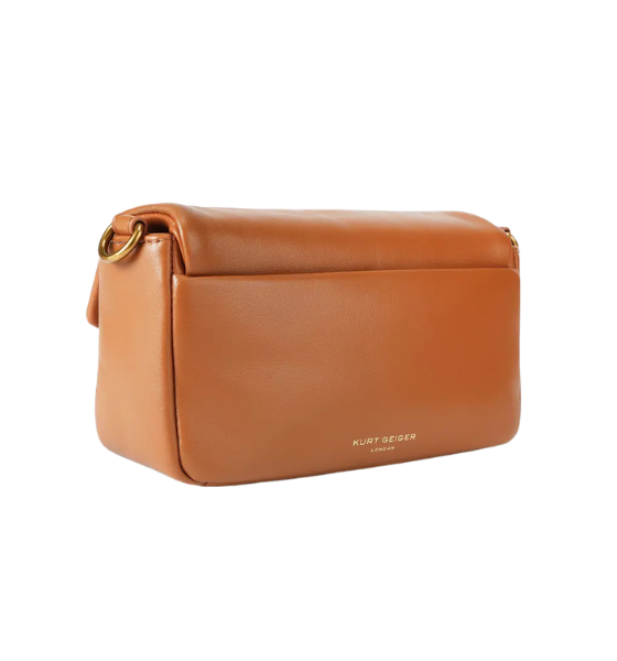 Leather Mini Oxford Tan Crossbody Bag