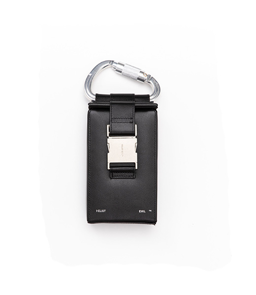 HELIOT EMIL LEATHER CARABINER PHONE SLING