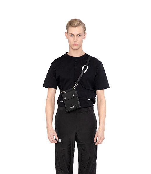 HELIOT EMIL LEATHER PHONE SLING
