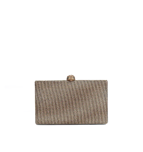 Crystal Beige Kensington Clutch