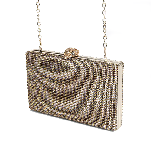 Crystal Beige Kensington Clutch