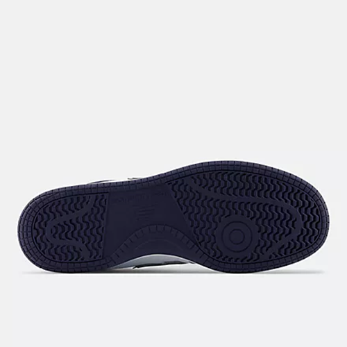 480 New Balance White Navy Court Sneakers