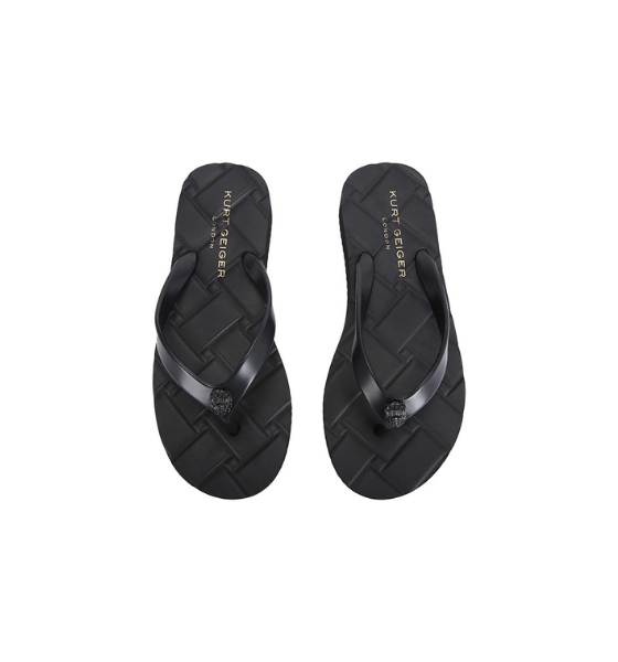 Black Kensington Q Flip Flop