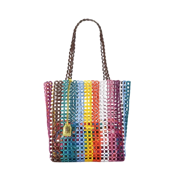Multicolor Beaded Kensington Shopper