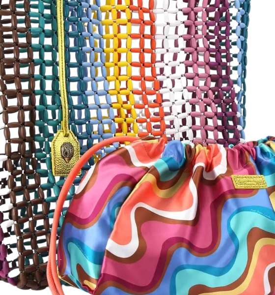 Multicolor Beaded Kensington Shopper