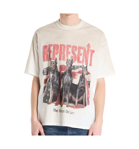 Washed Ecru Dream On Tour T-Shirt