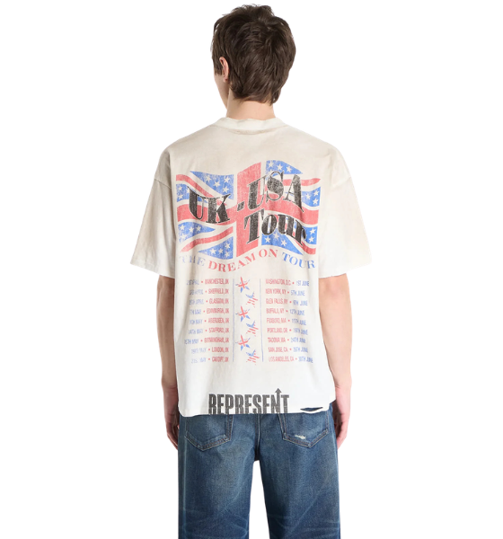 Washed Ecru Dream On Tour T-Shirt