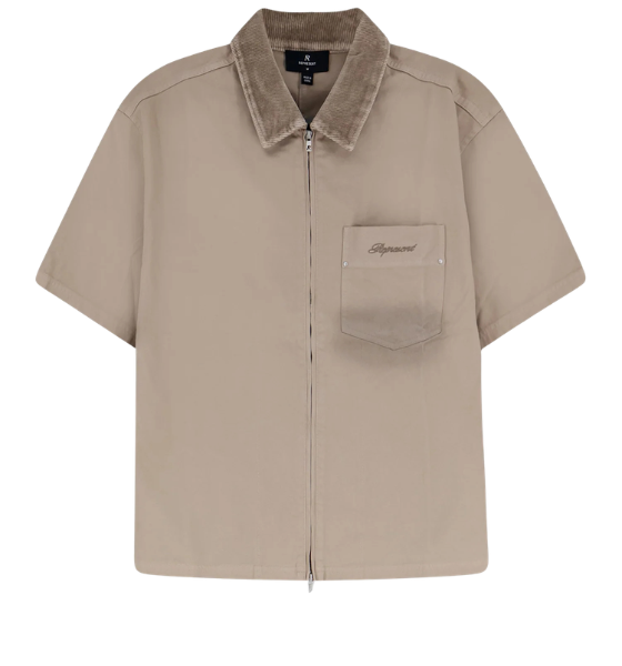 Vintage Khaki Ramona Zipped Shirt