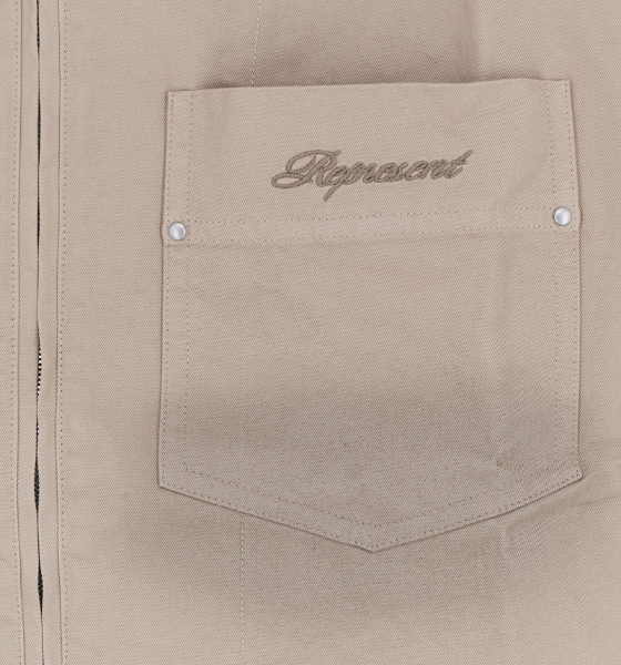 Vintage Khaki Ramona Zipped Shirt