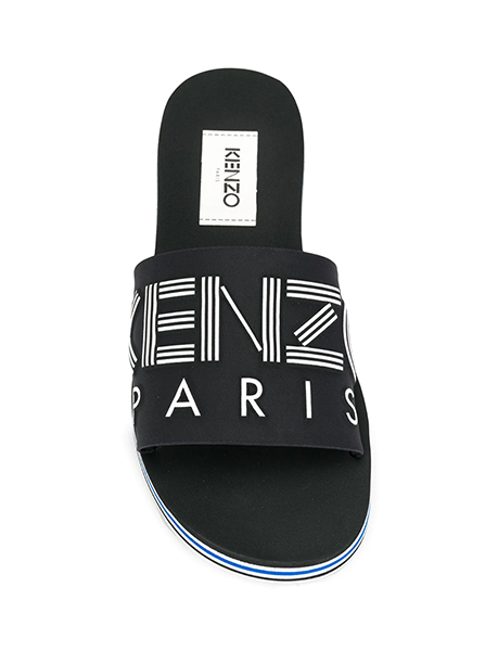 KENZO PAPAYA FLAT SPORTY SLIDES