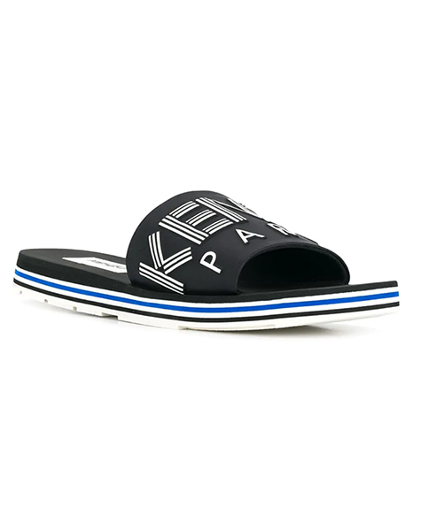 KENZO PAPAYA FLAT SPORTY SLIDES