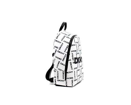 White Logo Nataly Backbag